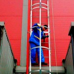 Испытание наружных пожарных стационарных лестниц. - ВДПО Саратовской области